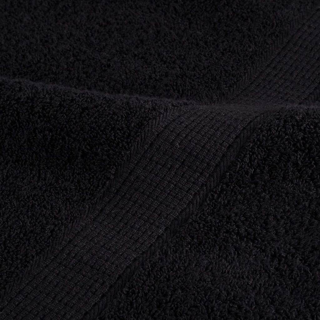 Ručnik za Goste SOLUND 25 pcs Crna 100 x 200 cm 550 gsm