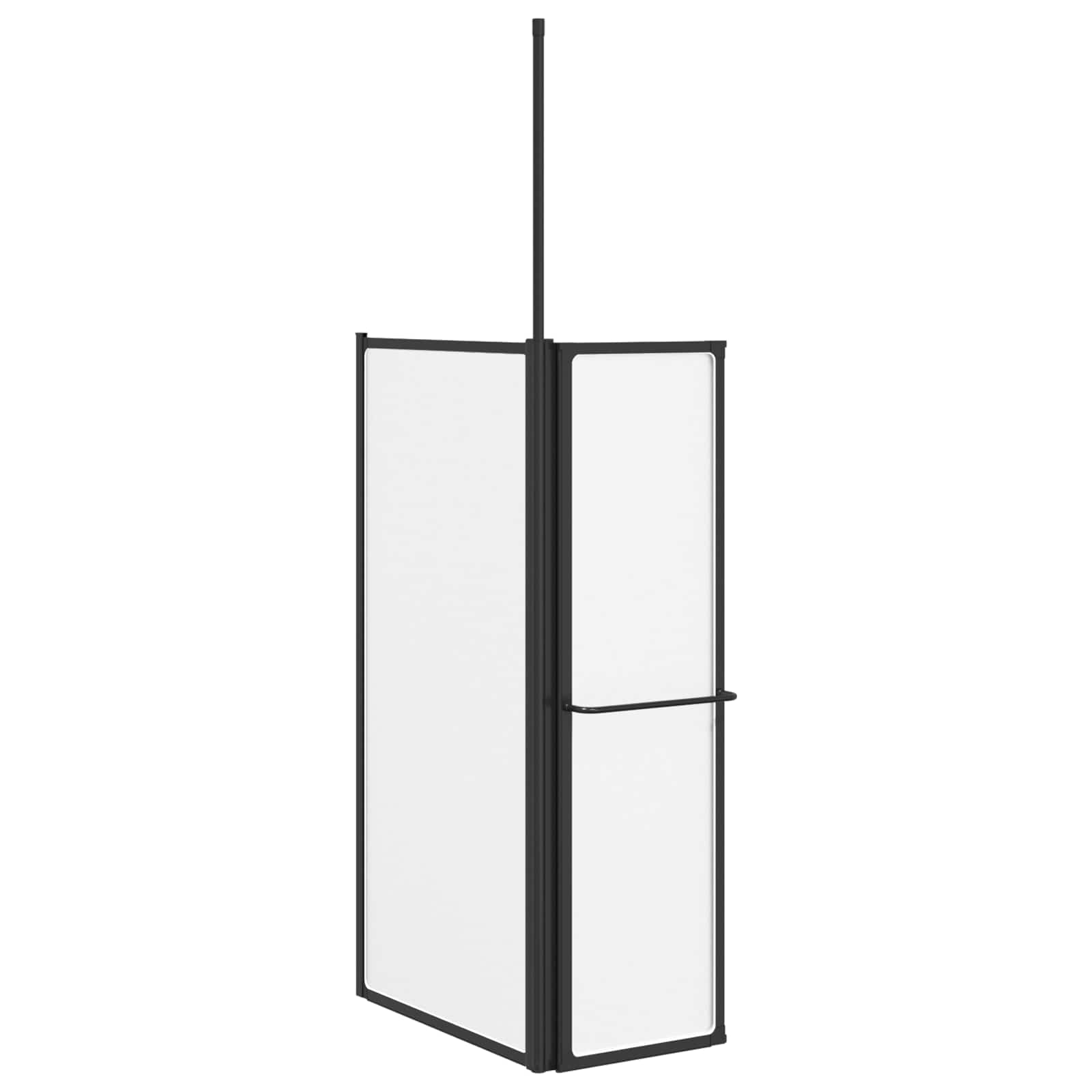 Tuš paravan Bijelo 120 x 70 x 137 cm Aluminij