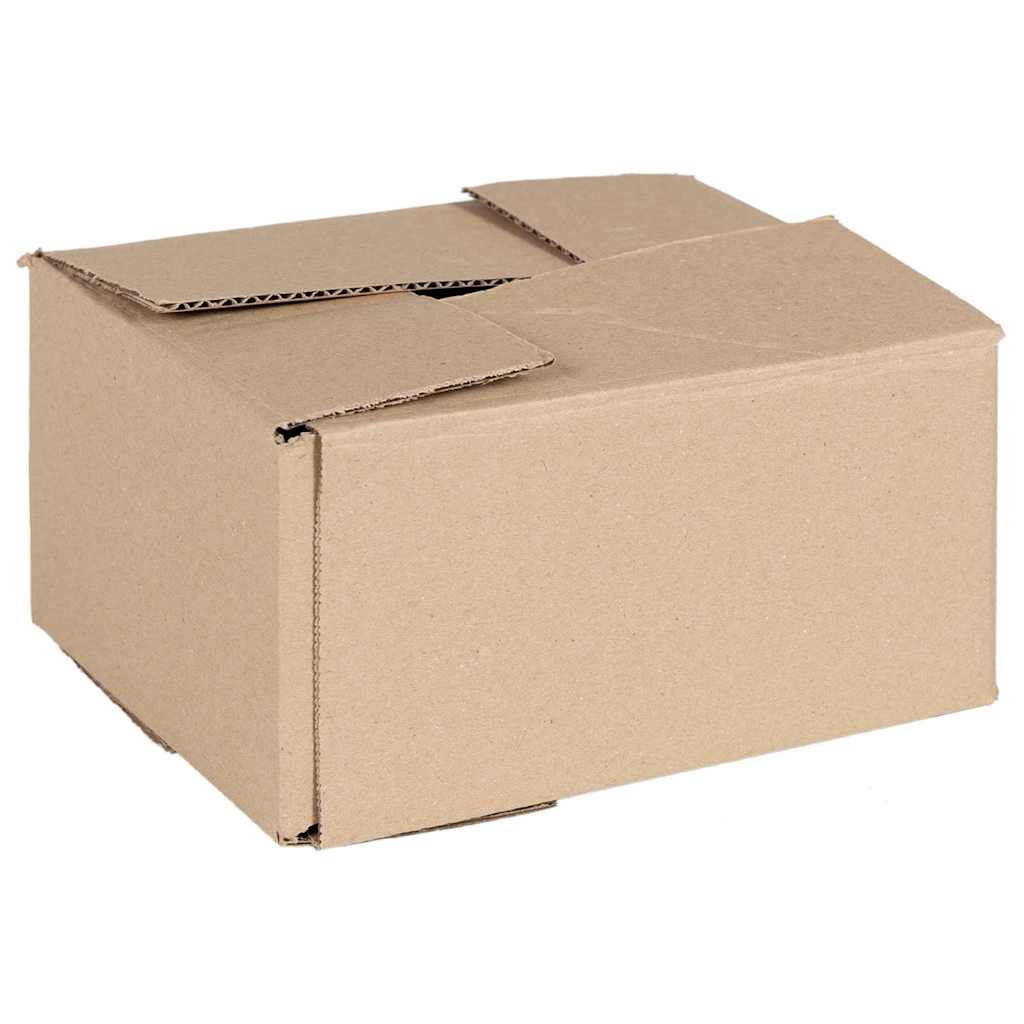 Preklopna kutija 50 pcs Prirodna 20 x 15 x 10 cm Karton