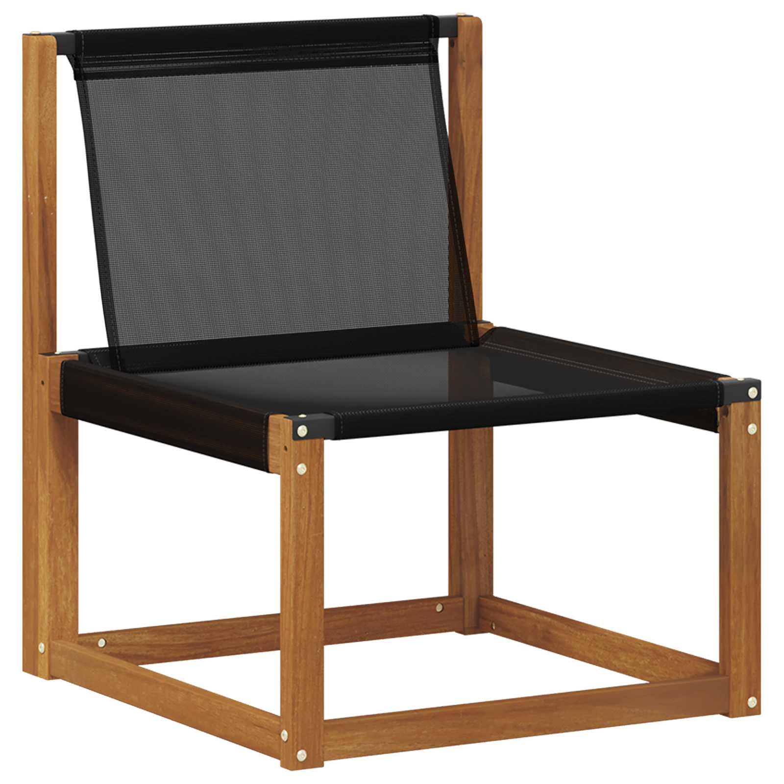 Set vanjskih sofa s jastukom 10 pcs Prirodna i crna