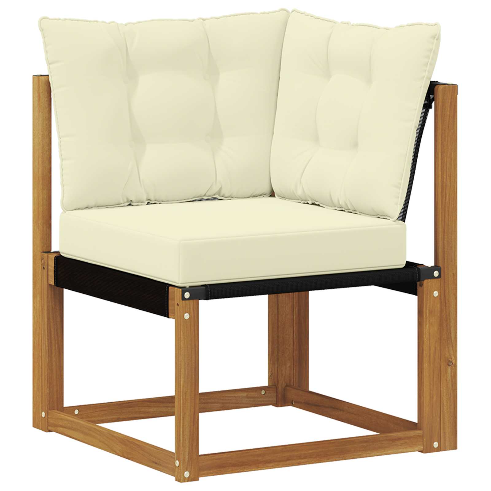 Set vanjskih sofa s jastukom 11 pcs Prirodna i krem
