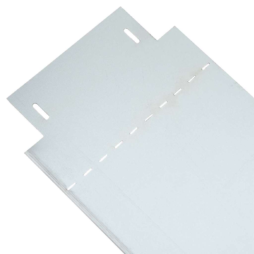 Rubnjaci za travnjak 20 pcs Srebrno 100 x 25 x 0,07 cm