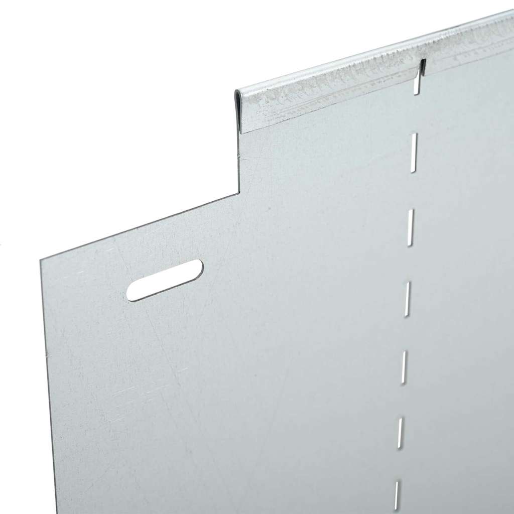 Rubnjaci za travnjak 20 pcs Srebrno 100 x 25 x 0,07 cm