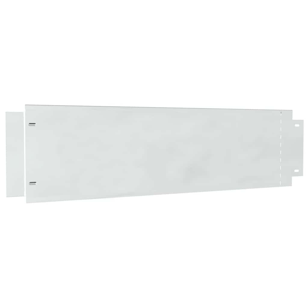 Rubnjaci za travnjak 30 pcs Srebrno 100 x 25 x 0,07 cm