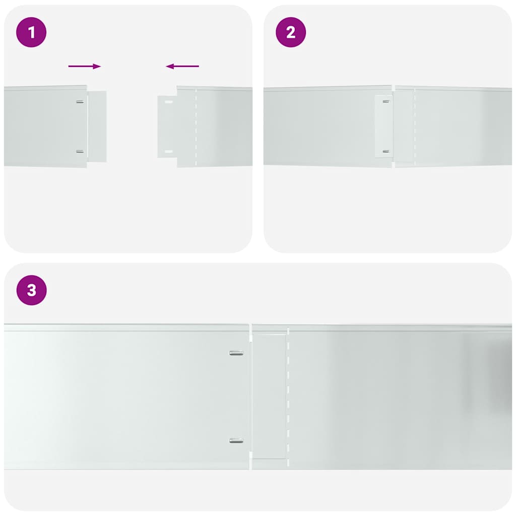 Rubnjaci za travnjak 30 pcs Srebrno 100 x 25 x 0,07 cm