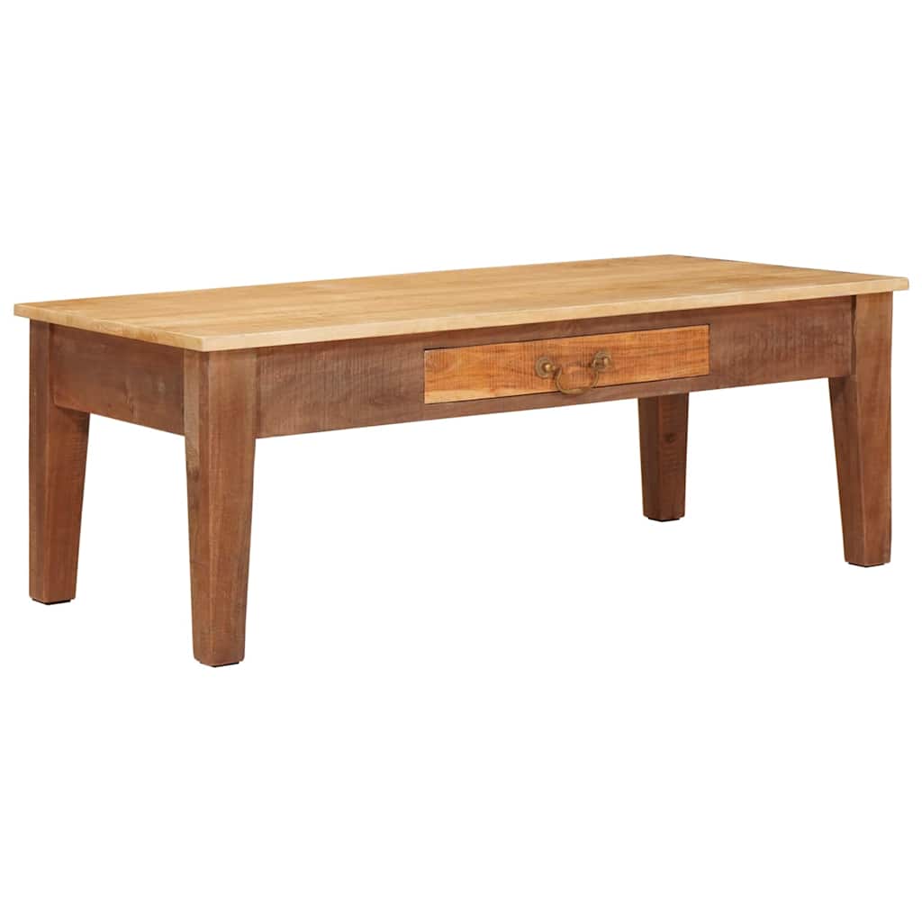Kava Stol s ladicama Smeđa 110 x 55 x 40 cm Čvrsto drvo manga
