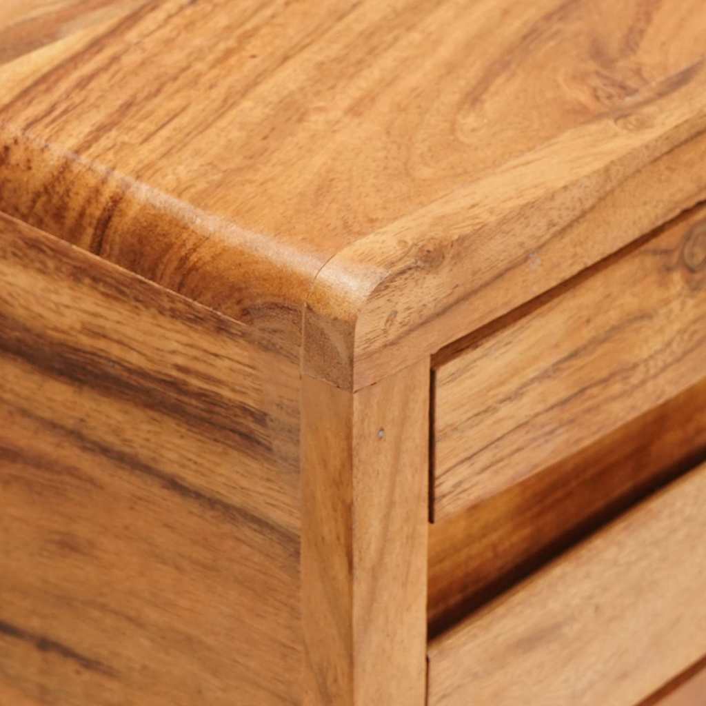 Konzolna stolica Smeđa 110 x 30 x 80 cm Čvrsto drvo akacije