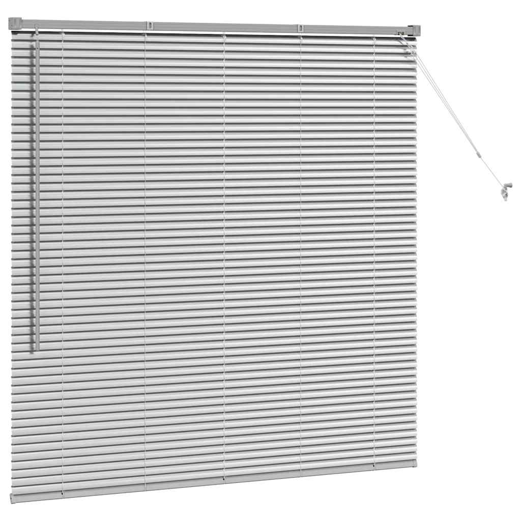 Venecijanski zastore Srebrno 130 x 130 cm Aluminij