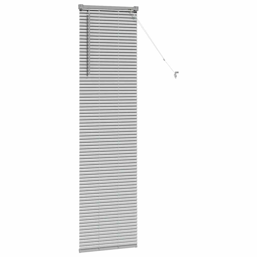 Venecijanski zastore Srebrno 175 x 45 cm Aluminij