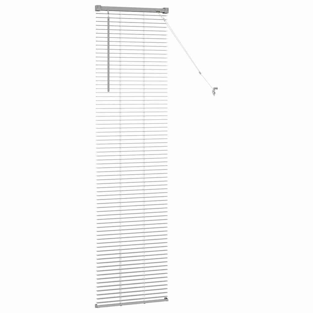Venecijanski zastore Srebrno 175 x 45 cm Aluminij