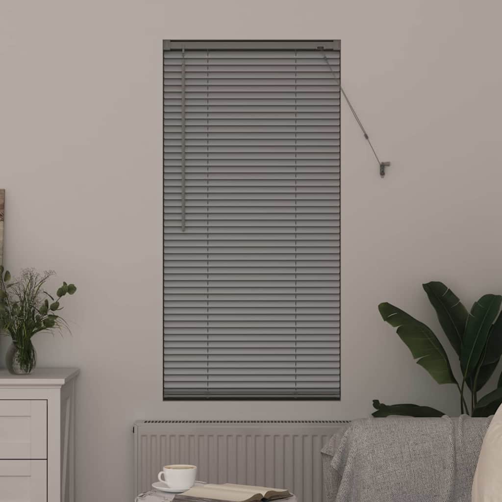 Venecijanski zastore Srebrno 175 x 65 cm Aluminij
