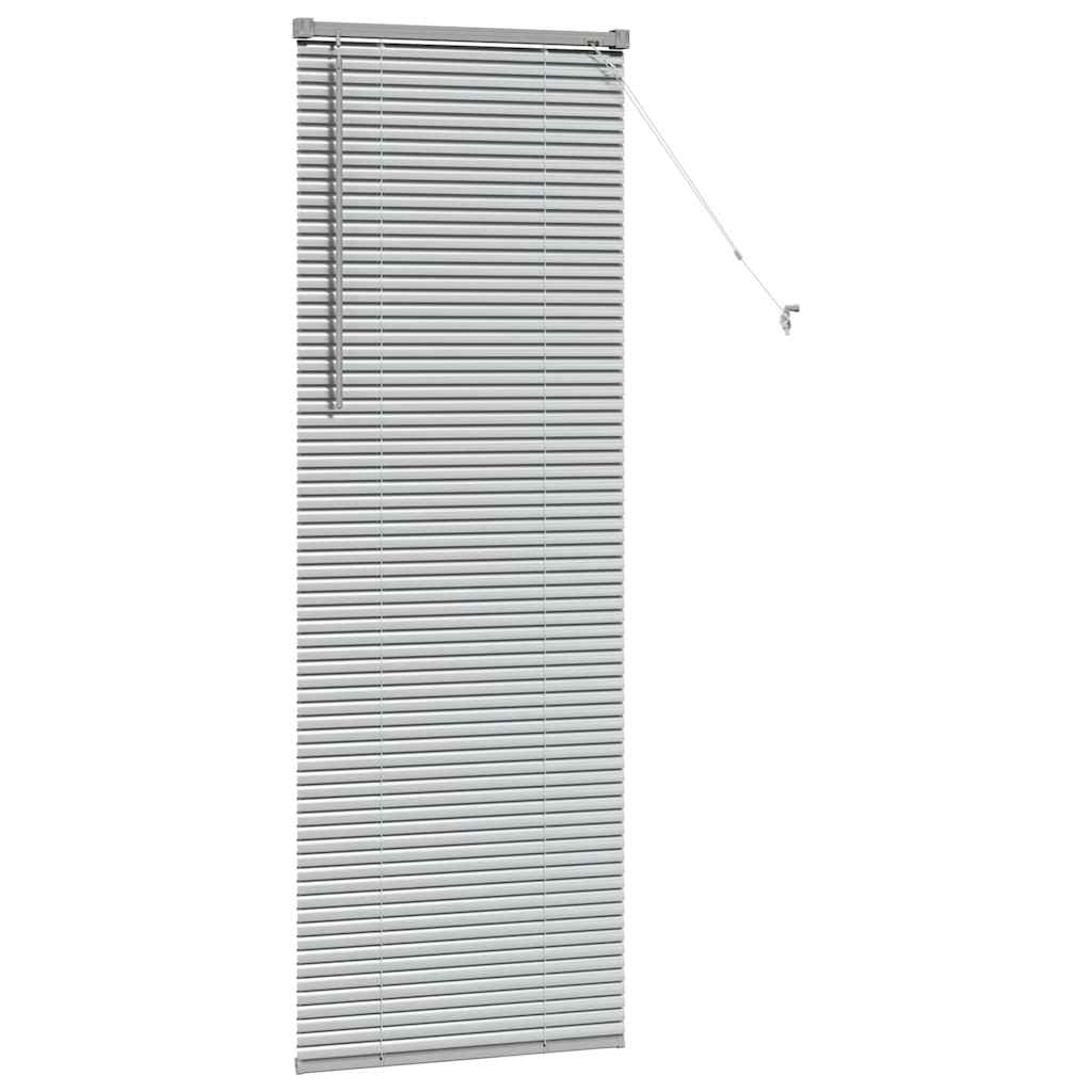 Venecijanski zastore Srebrno 175 x 65 cm Aluminij