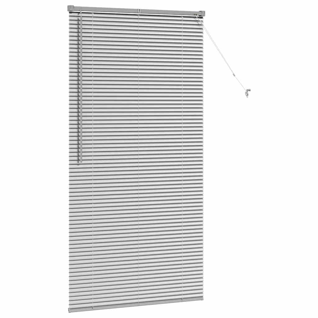 Venecijanski zastore Srebrno 175 x 95 cm Aluminij