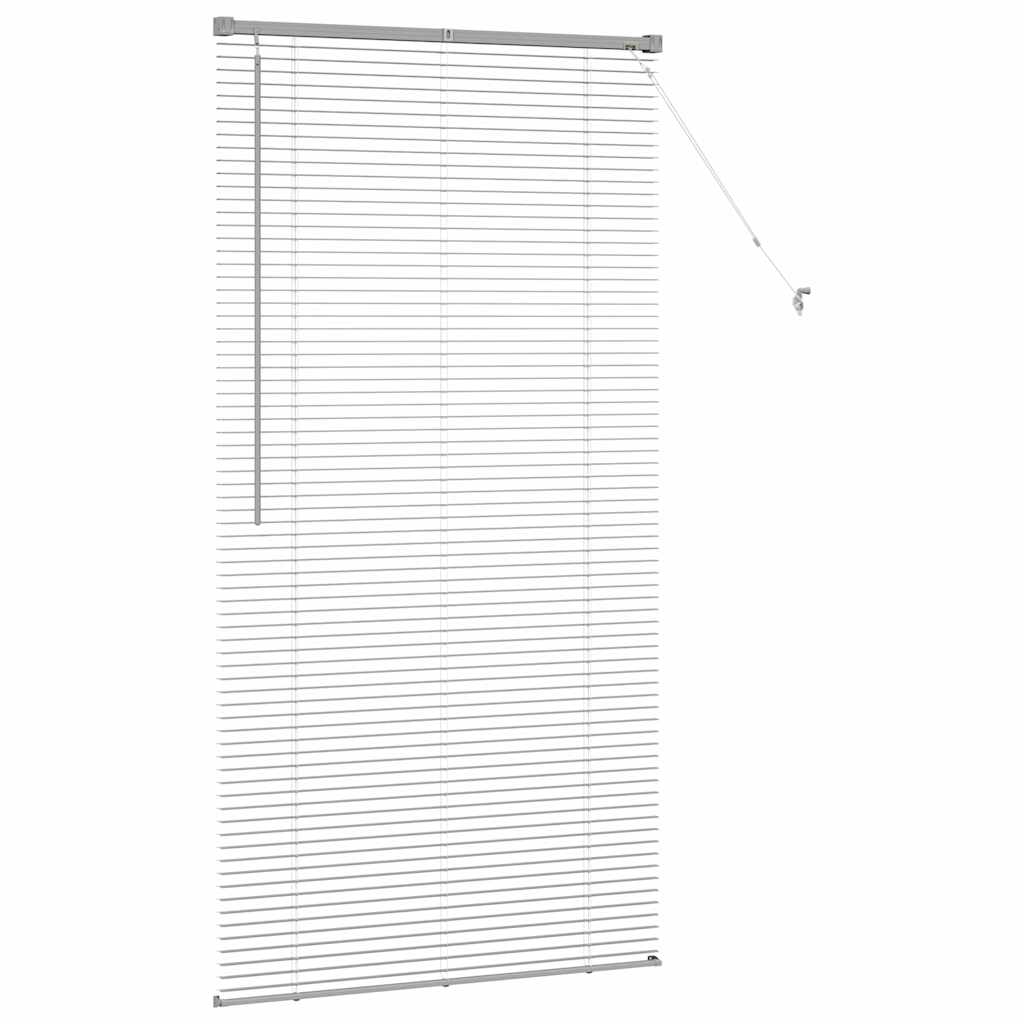 Venecijanski zastore Srebrno 175 x 95 cm Aluminij