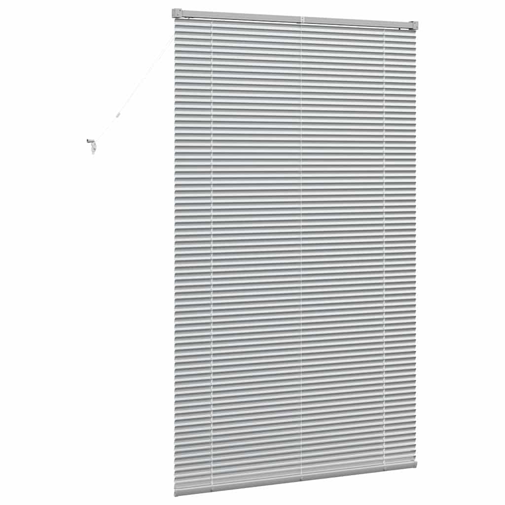 Venecijanski zastore Srebrno 175 x 100 cm Aluminij