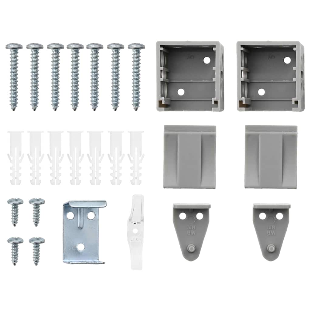 Venecijanski zastore Srebrno 175 x 105 cm Aluminij