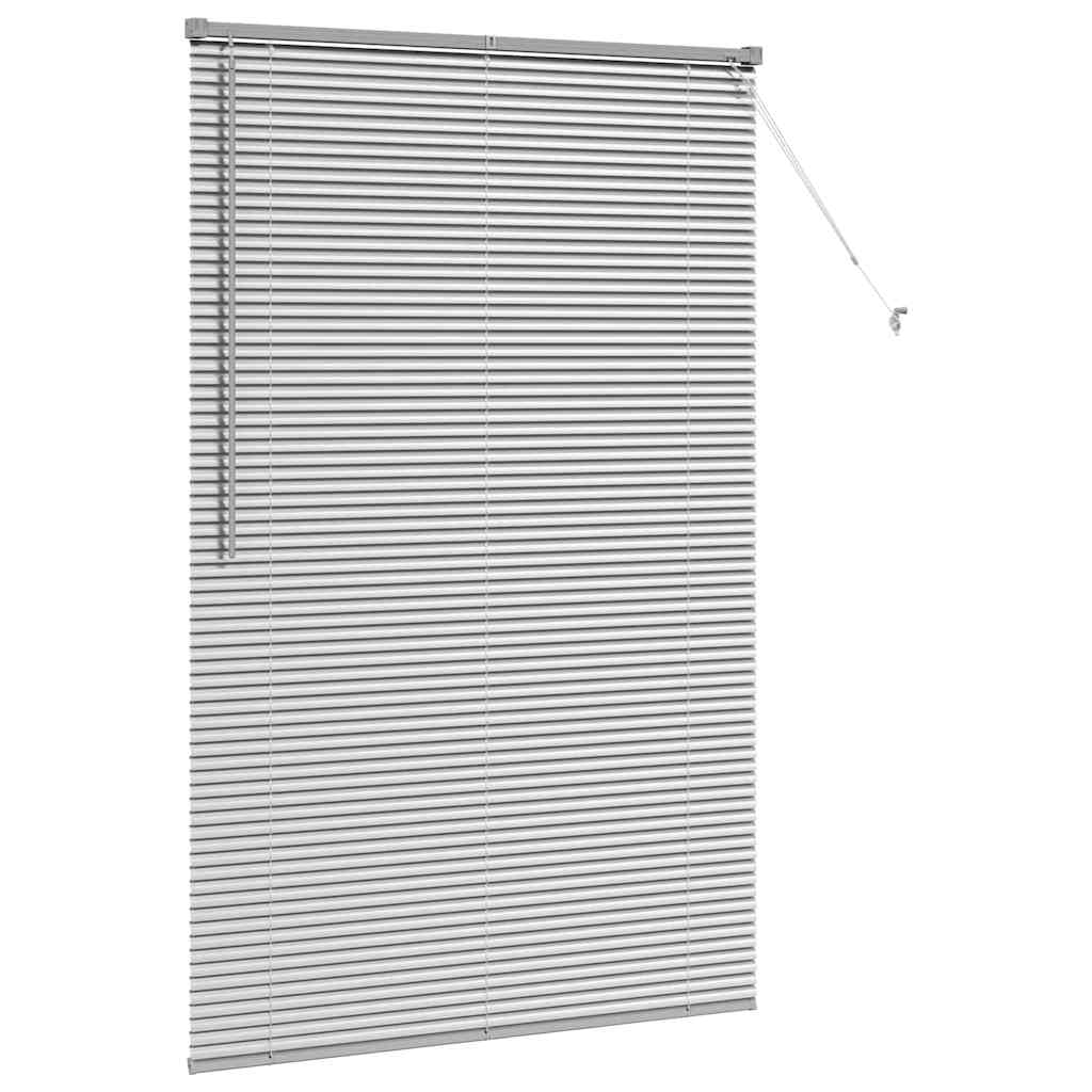Venecijanski zastore Srebrno 175 x 115 cm Aluminij