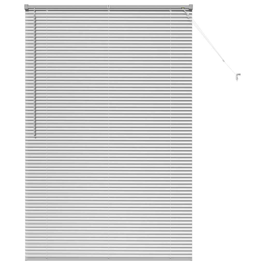 Venecijanski zastore Srebrno 175 x 115 cm Aluminij