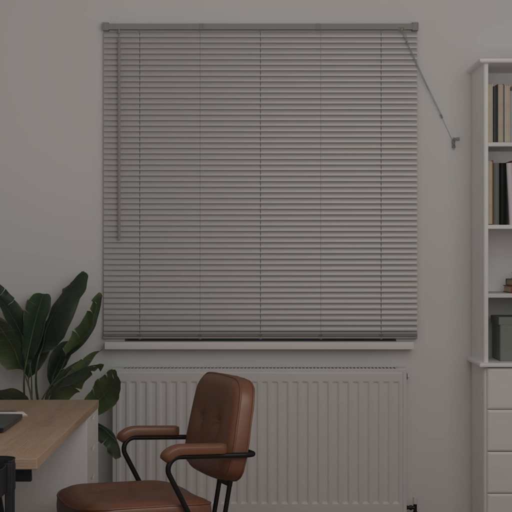 Venecijanski zastore Srebrno 175 x 130 cm Aluminij