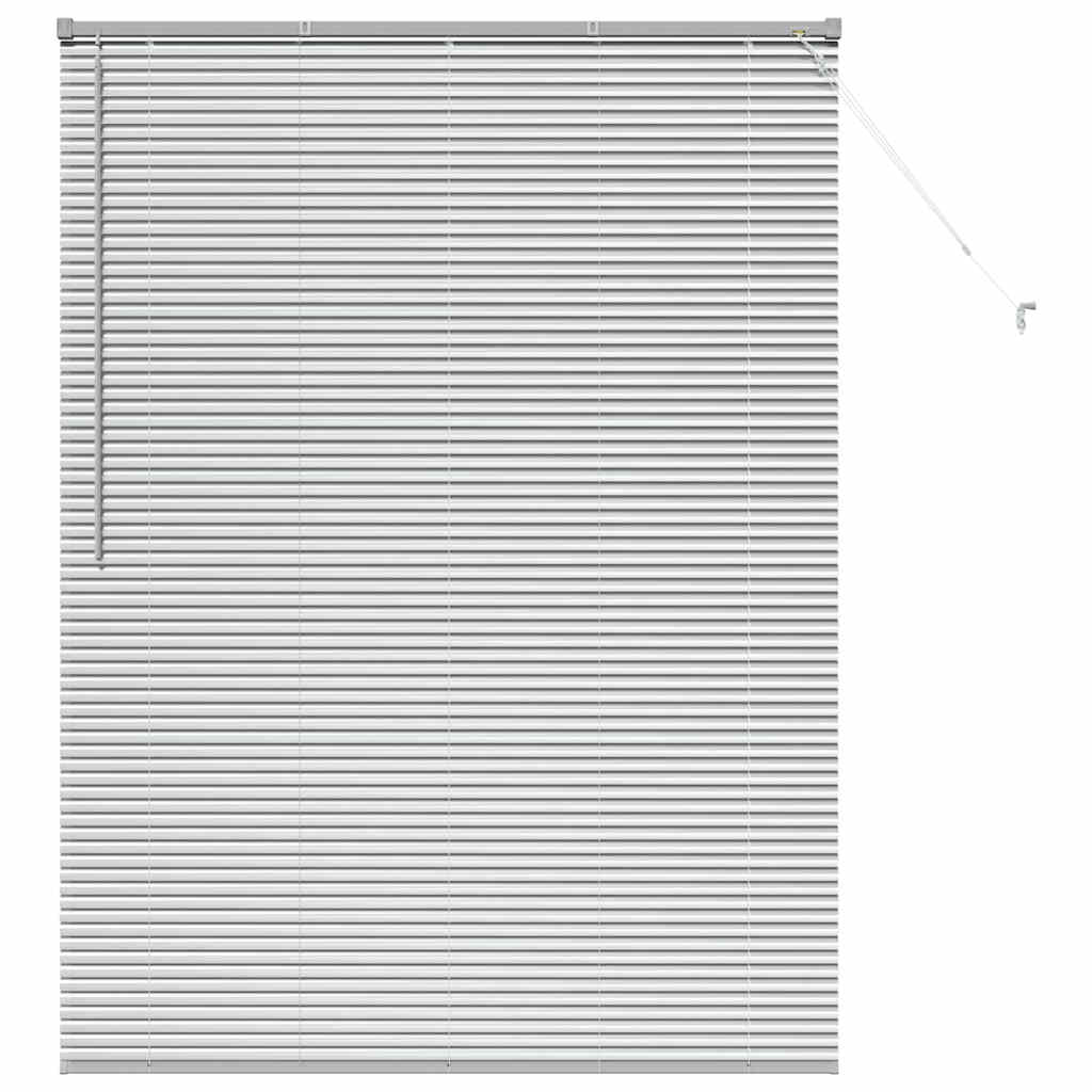 Venecijanski zastore Srebrno 175 x 130 cm Aluminij