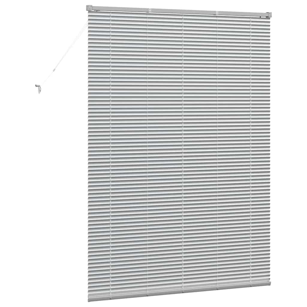Venecijanski zastore Srebrno 175 x 135 cm Aluminij