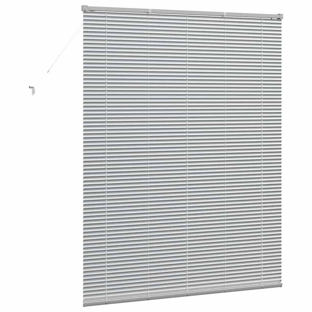 Venecijanski zastore Srebrno 175 x 145 cm Aluminij