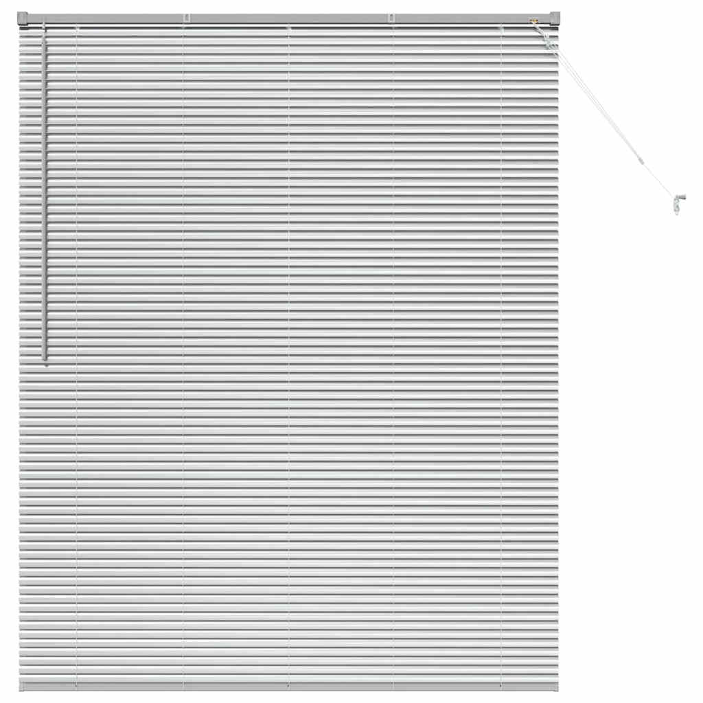 Venecijanski zastore Srebrno 175 x 150 cm Aluminij
