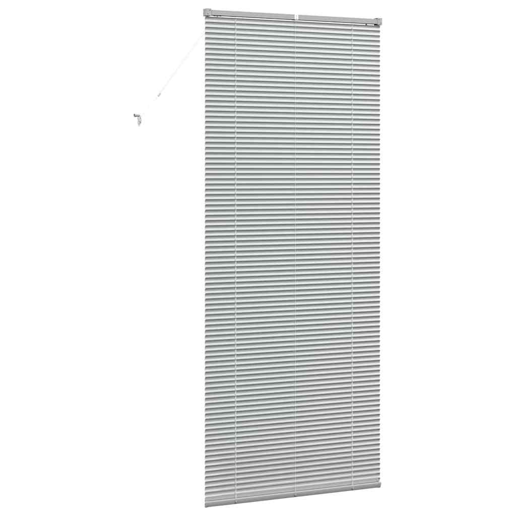 Venecijanski zastore Srebrno 220 x 90 cm Aluminij