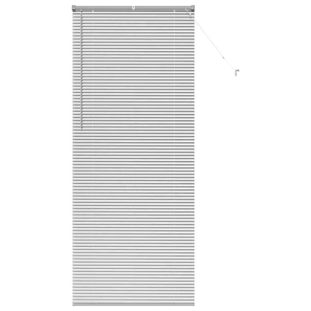 Venecijanski zastore Srebrno 220 x 90 cm Aluminij