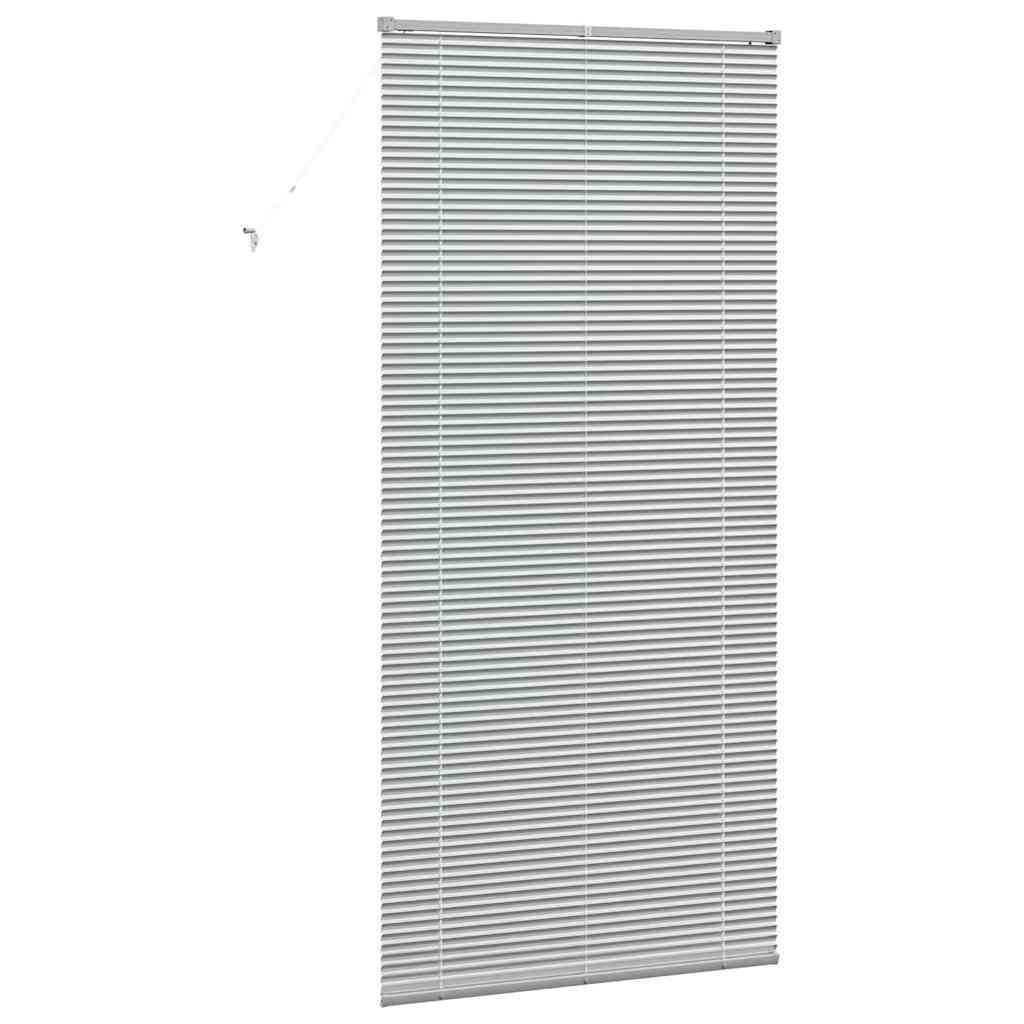 Venecijanski zastore Srebrno 220 x 105 cm Aluminij