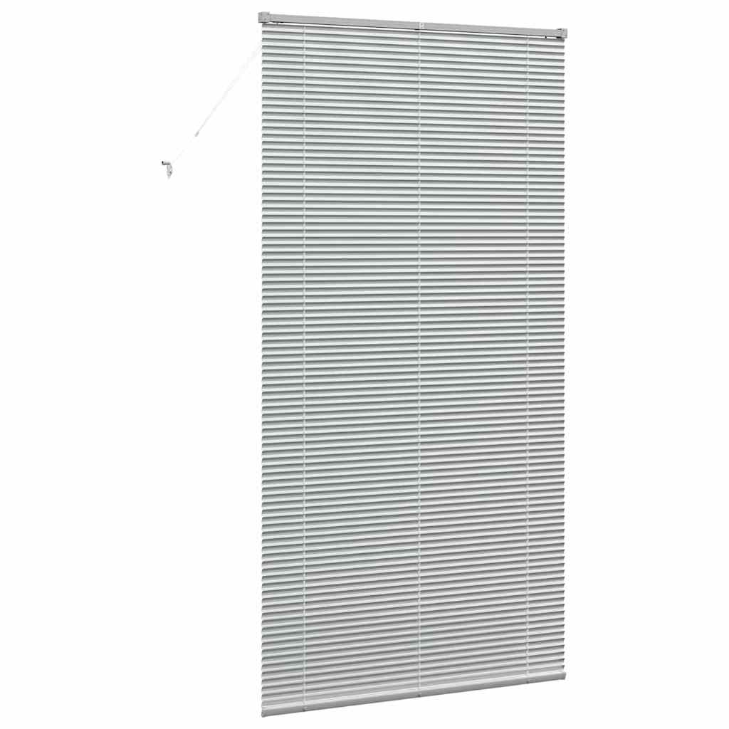Venecijanski zastore Srebrno 220 x 110 cm Aluminij