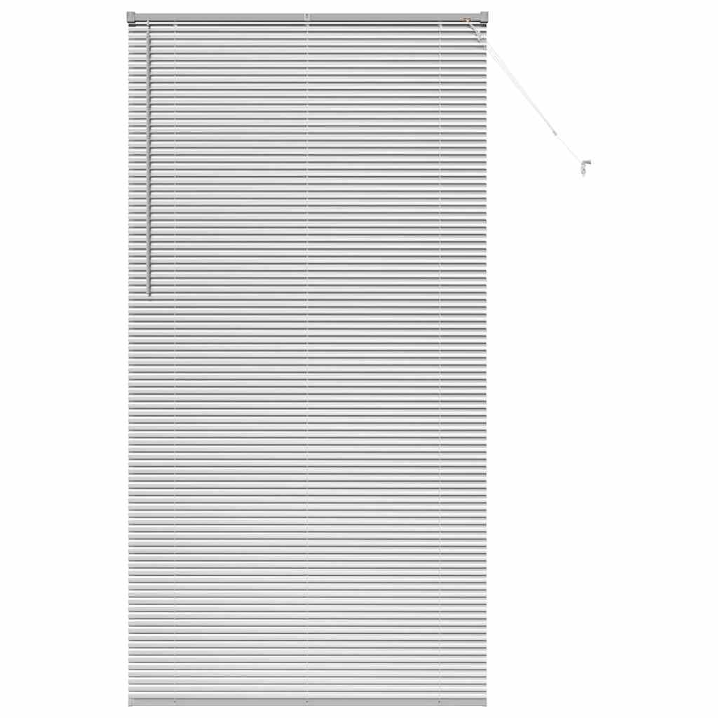 Venecijanski zastore Srebrno 220 x 110 cm Aluminij