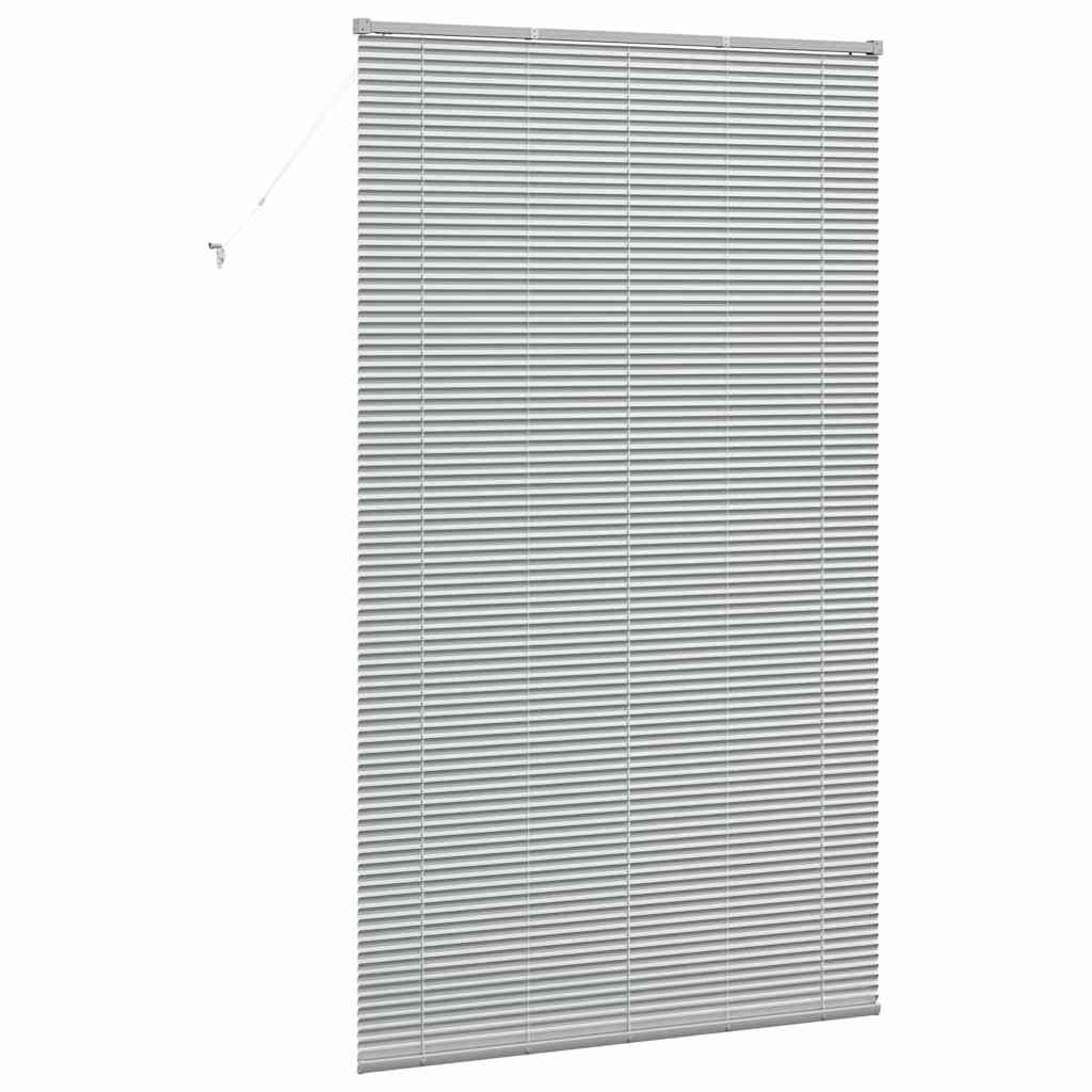 Venecijanski zastore Srebrno 220 x 130 cm Aluminij