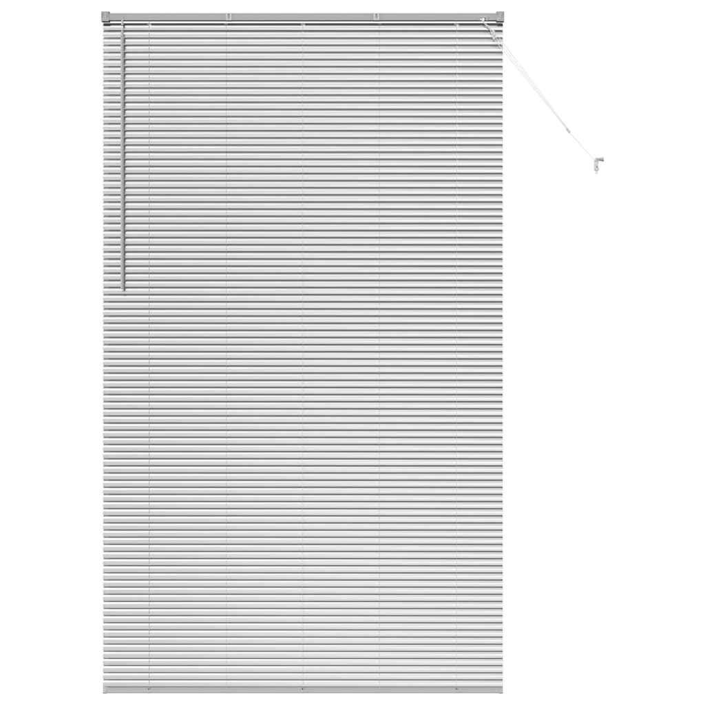 Venecijanski zastore Srebrno 220 x 130 cm Aluminij