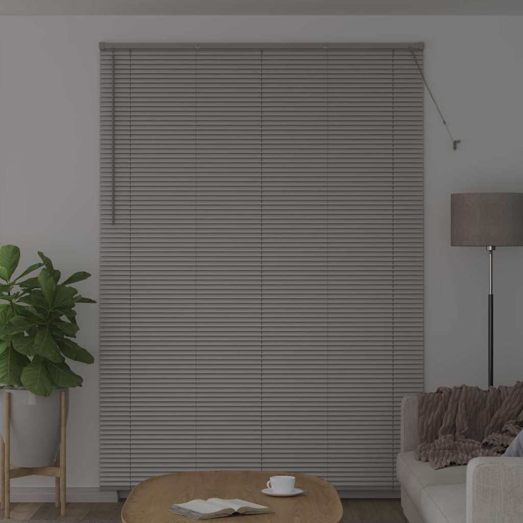Venecijanski zastore Srebrno 220 x 155 cm Aluminij