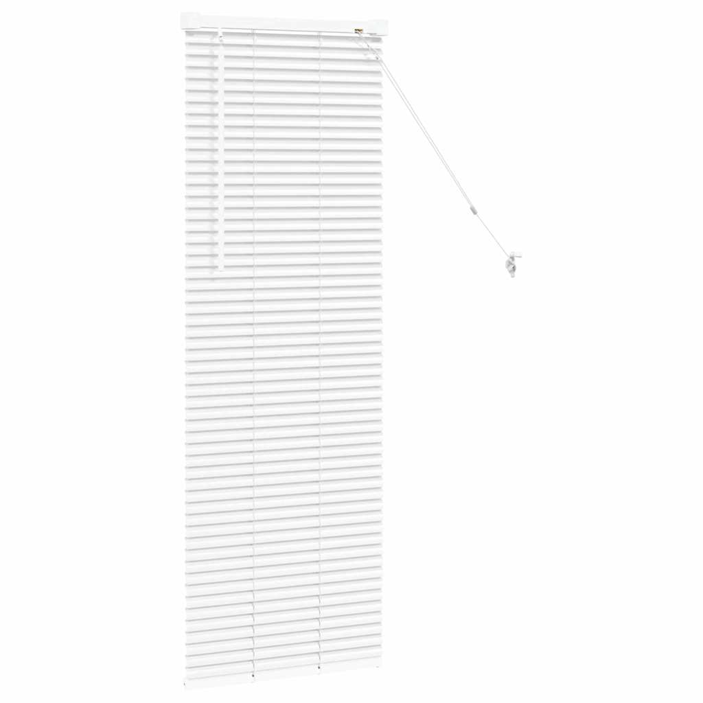 Venecijanski zastore Bijelo 130 x 45 cm Aluminij
