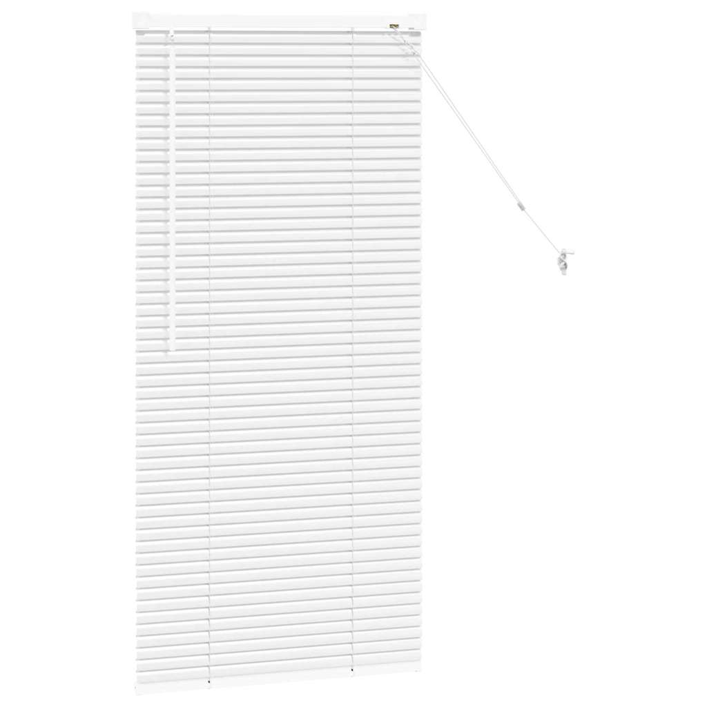 Venecijanski zastore Bijelo 130 x 60 cm Aluminij