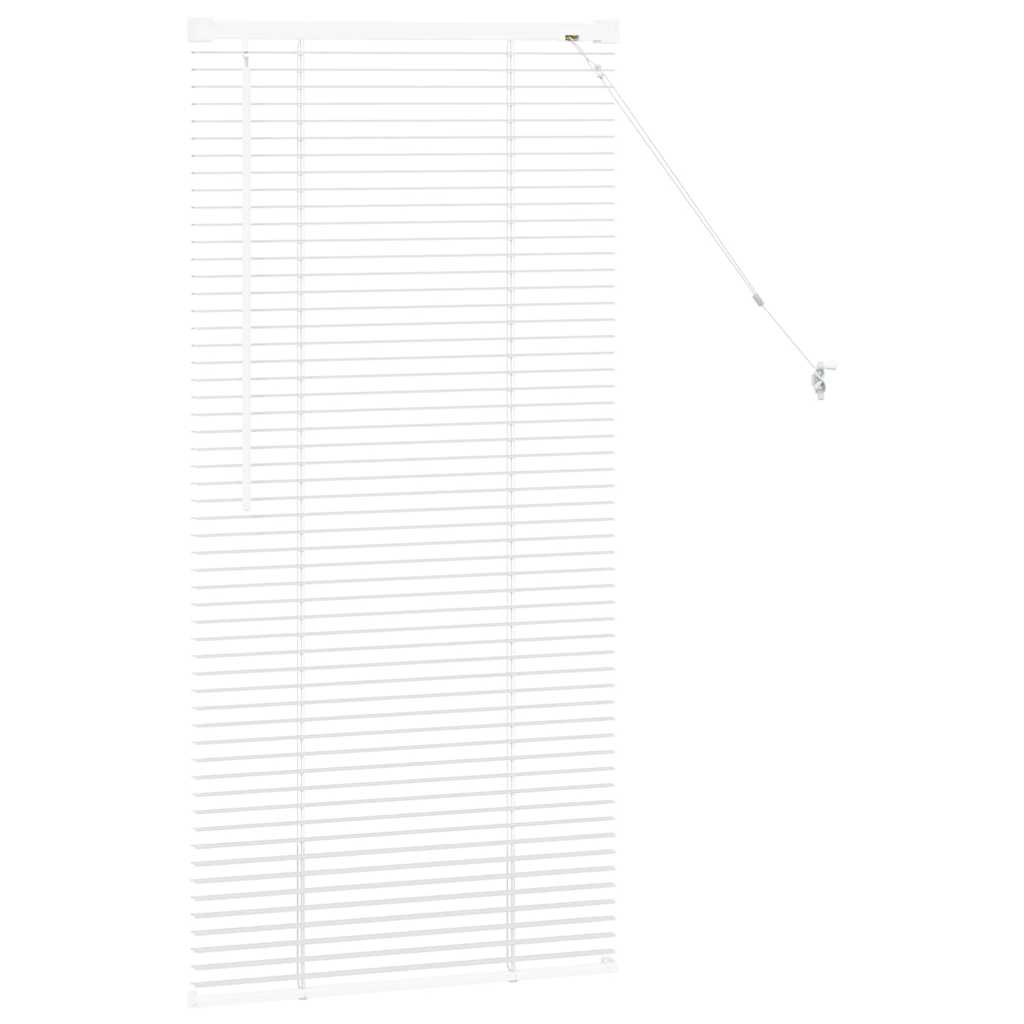 Venecijanski zastore Bijelo 130 x 65 cm Aluminij