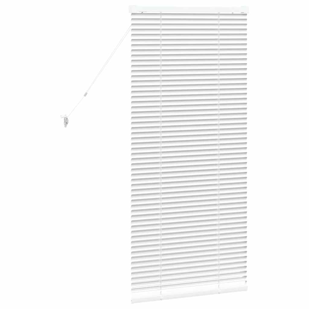 Venecijanski zastore Bijelo 130 x 65 cm Aluminij
