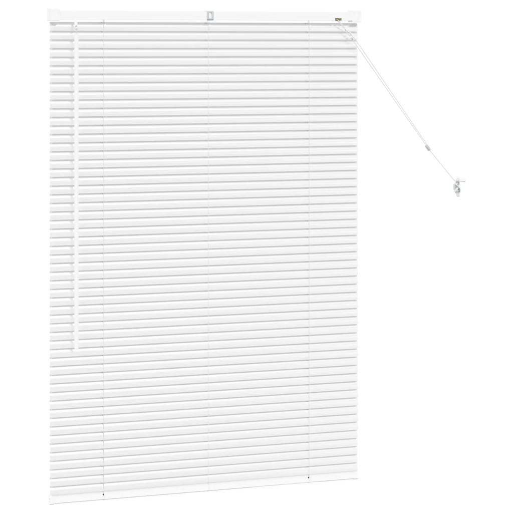 Venecijanski zastore Bijelo 130 x 95 cm Aluminij
