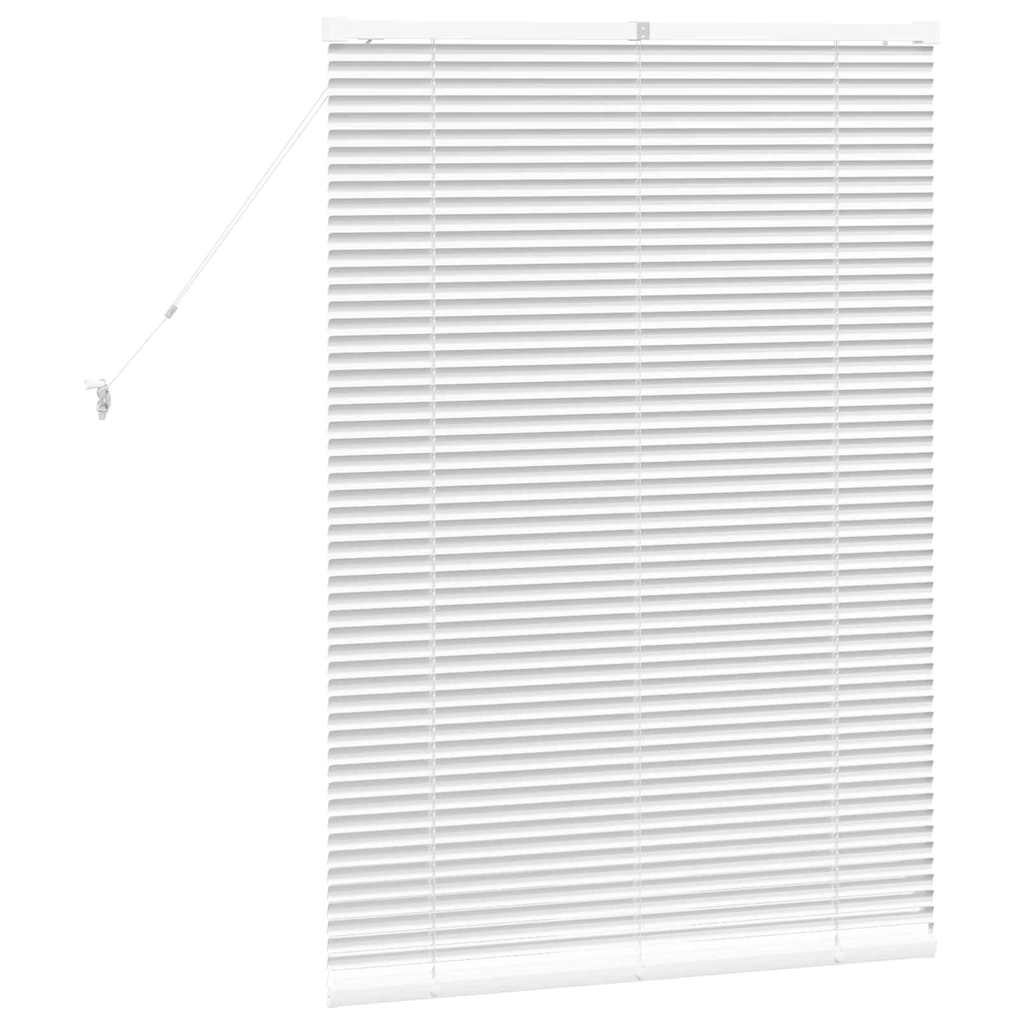 Venecijanski zastore Bijelo 130 x 95 cm Aluminij
