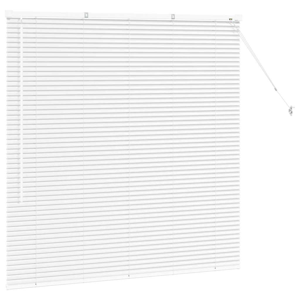 Venecijanski zastore Bijelo 130 x 135 cm Aluminij