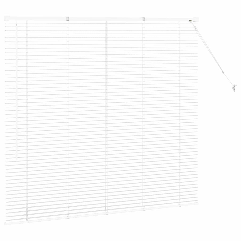 Venecijanski zastore Bijelo 130 x 140 cm Aluminij