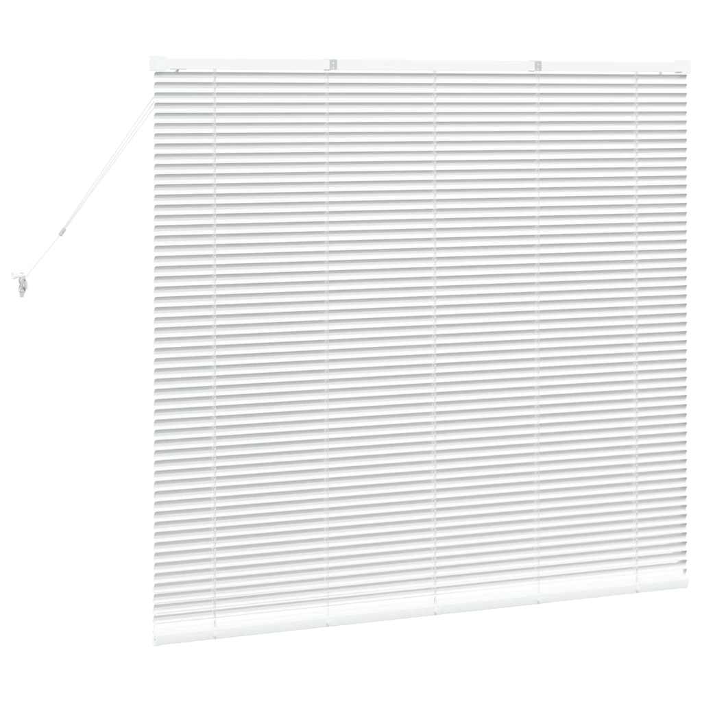 Venecijanski zastore Bijelo 130 x 140 cm Aluminij