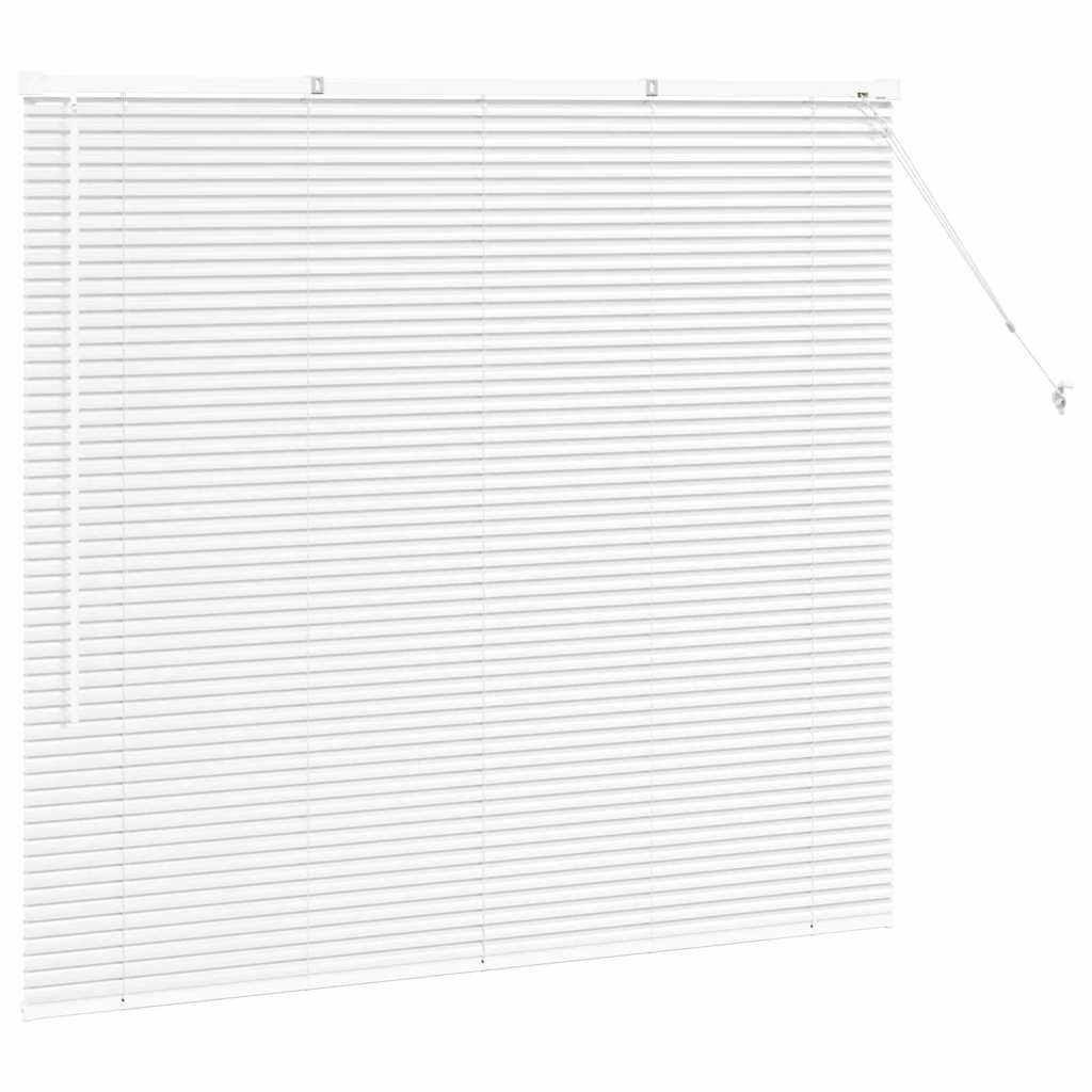 Venecijanski zastore Bijelo 130 x 145 cm Aluminij