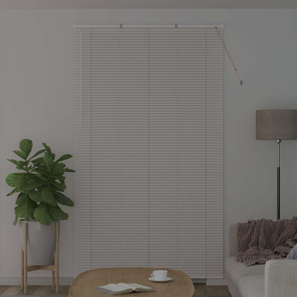 Venecijanski zastore Bijelo 220 x 125 cm Aluminij