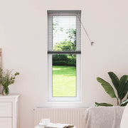 Venecijanski zastore Tamno siva 130 x 40 cm Aluminij