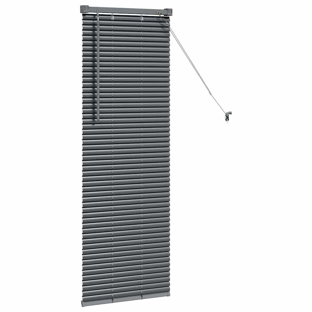 Venecijanski zastore Tamno siva 130 x 40 cm Aluminij