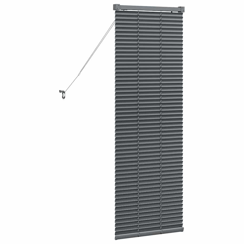 Venecijanski zastore Tamno siva 130 x 40 cm Aluminij