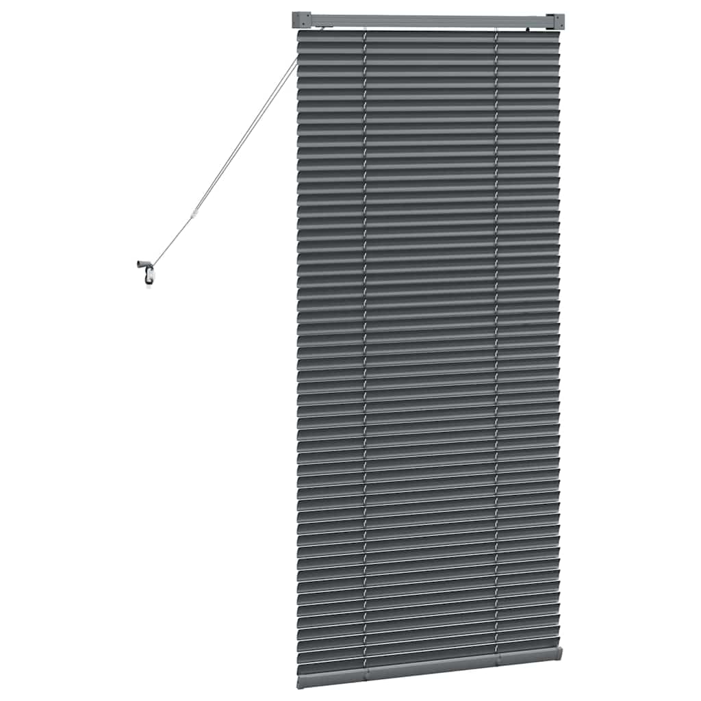 Venecijanski zastore Tamno siva 130 x 65 cm Aluminij